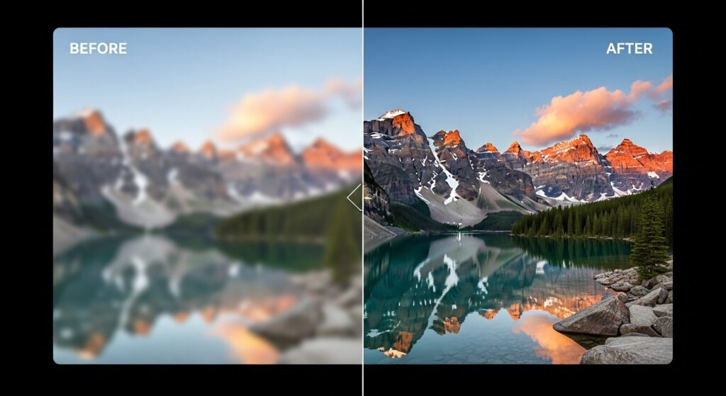 How To Unblur Image With AI in Seconds – VidAU.ai unblur image