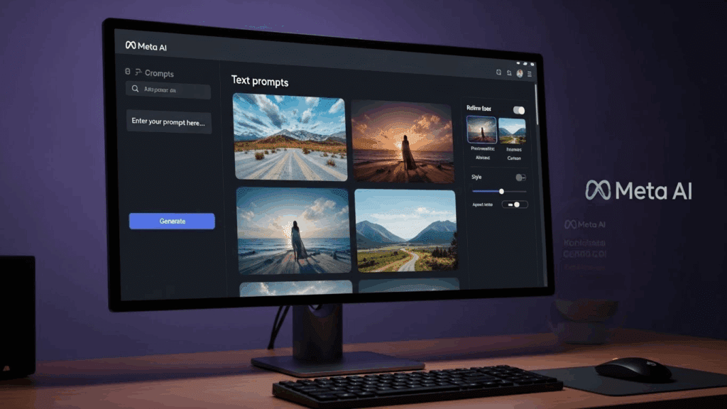 image – VidAU.ai meta ai image generator