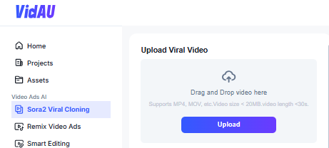 image – VidAU.ai Sora 2 Page