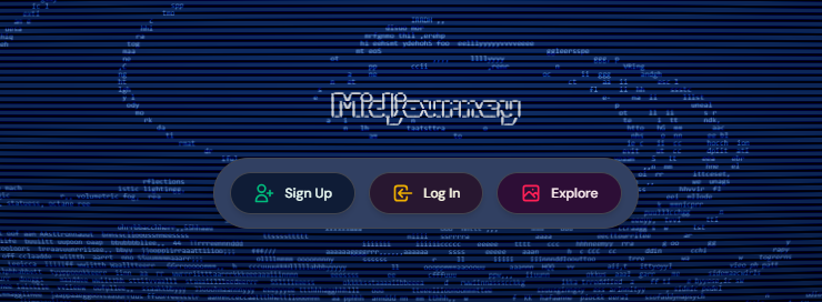 Midjourney AI Pro Interface