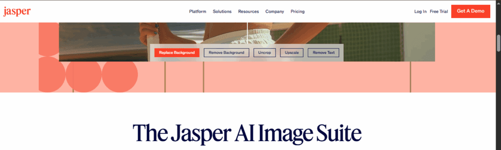 Jasper AI Pro Homepage