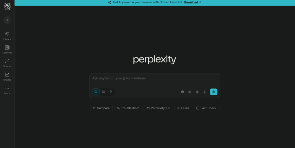 Perplexity AI interface – VidAU.ai Perplexity AI interface