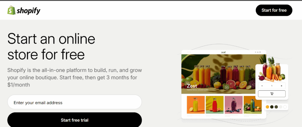 image – VidAU.ai image Shopify homepage image