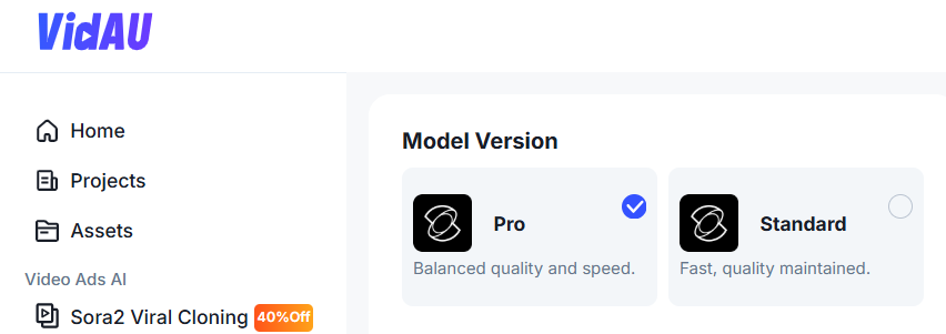 image – VidAU.ai image model version