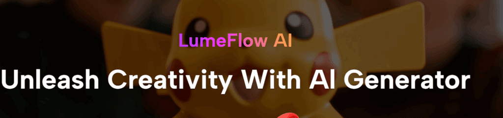 Image of LumeFlow AI interface or homepage – VidAU.ai Image of LumeFlow AI interface or homepage