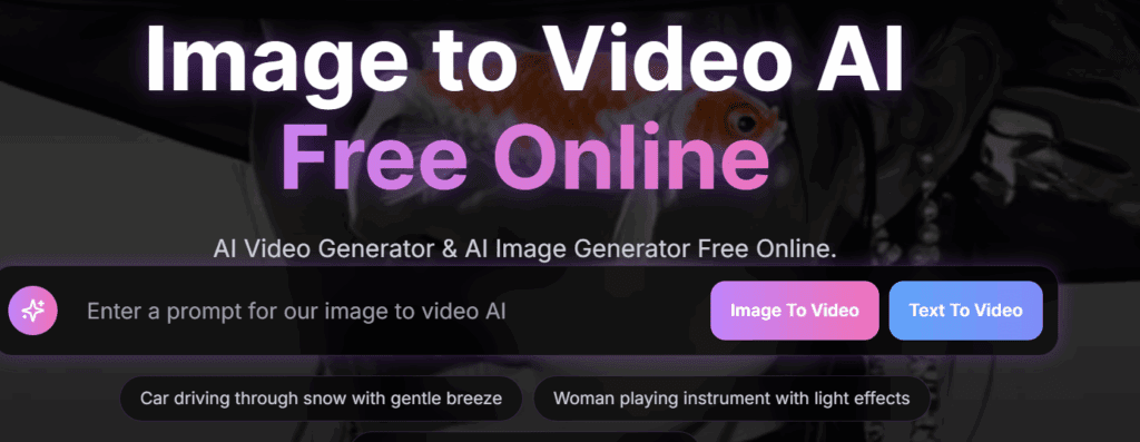 Image of Any Video.ai interface or homepage – VidAU.ai Image of Any Video.ai interface or homepage