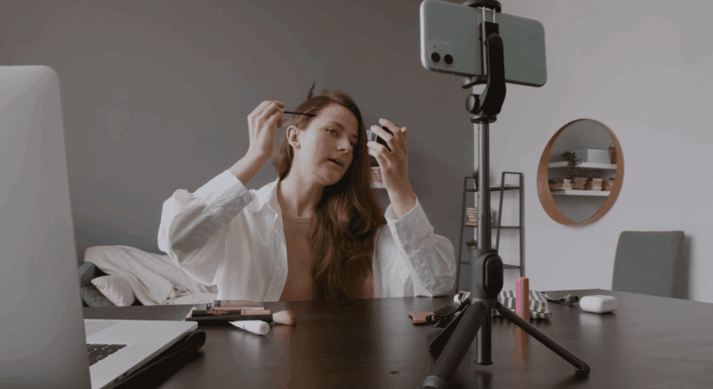 image of an AI UGC content creator