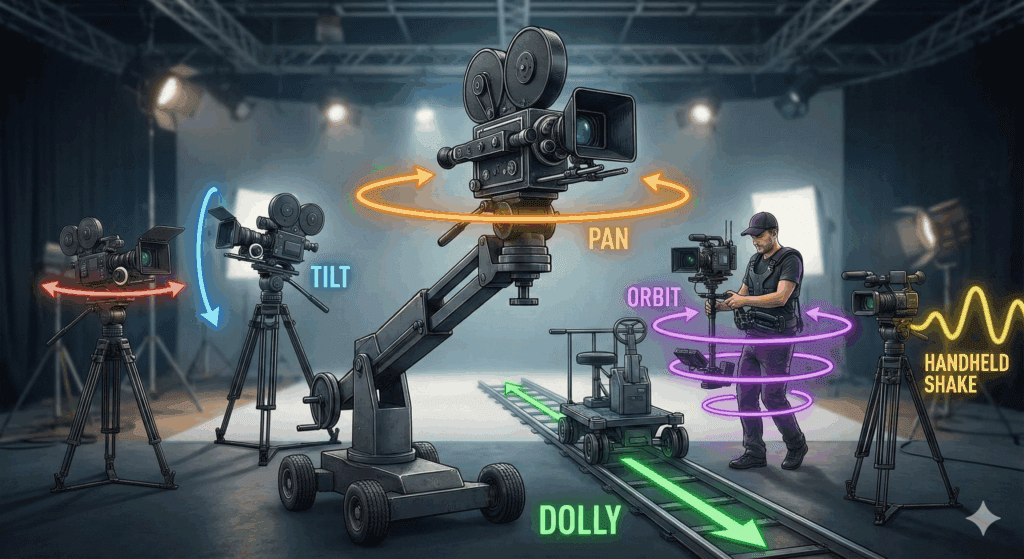 Camera Movements – VidAU.ai Cinematic AI Videos Camera prompts