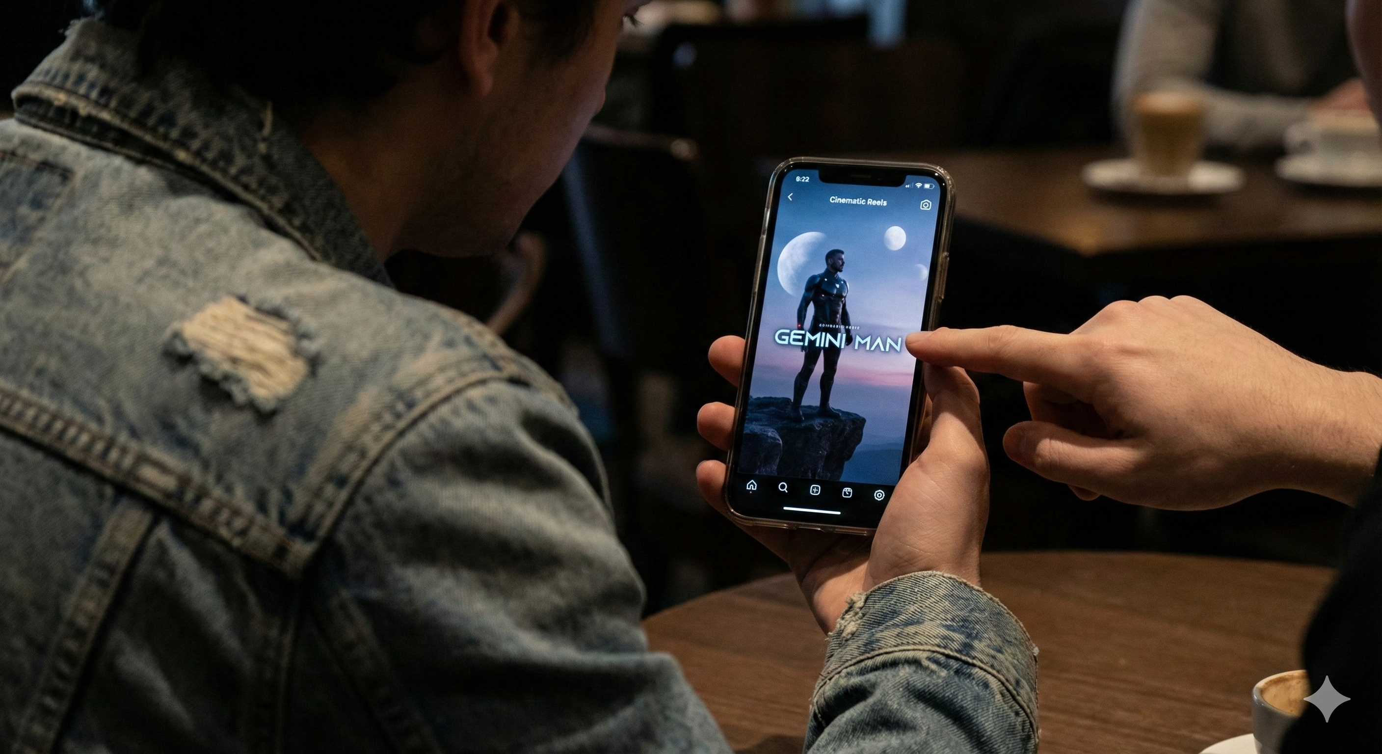 Cinematic Reels – VidAU.ai Cinematic Reels being displayed on the screen