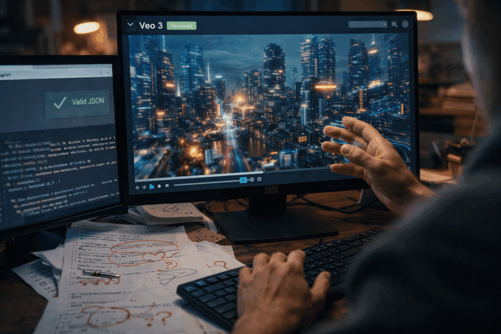 Veo JSON Prompt Fails