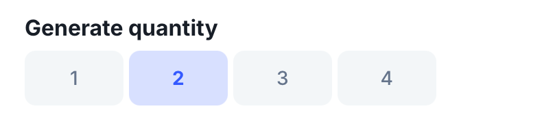 VidAU Image V1.5 disabled generate button with 1 credit required for text to image AI
