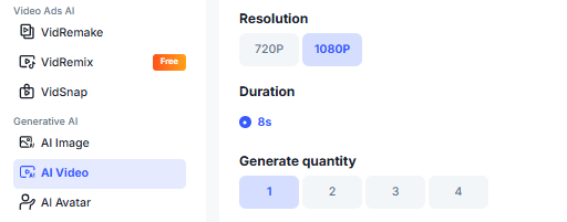 VidAU Video V2.2 AI Resolution