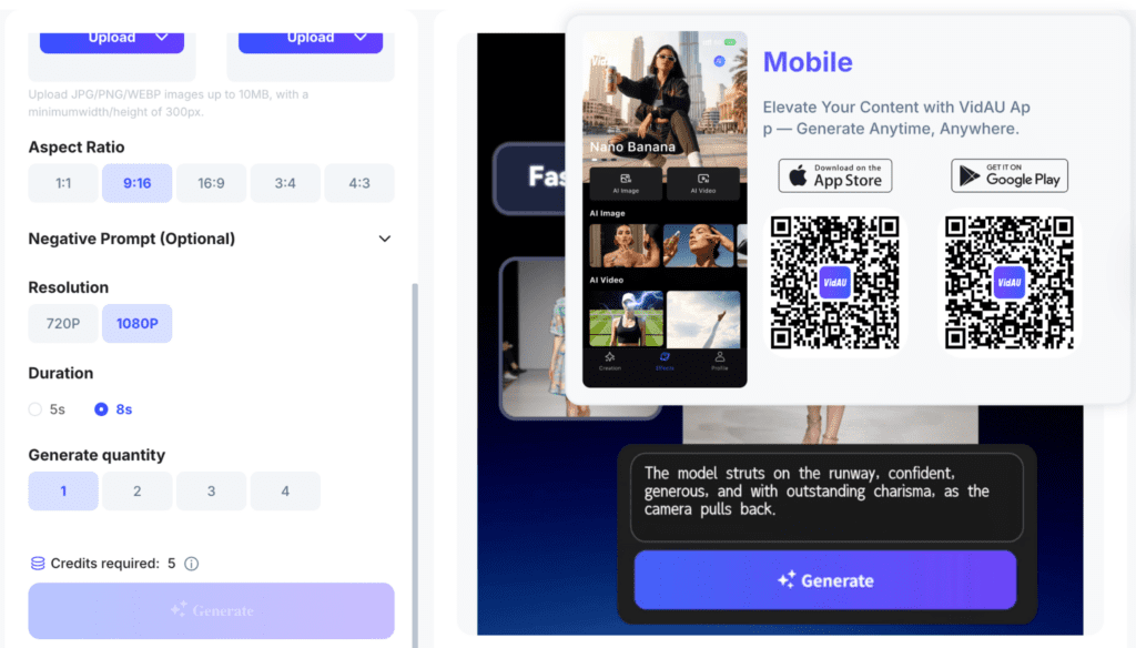 VidAU Pixverse V5 image to video generator – VidAU.ai VidAU Pixverse V5 image to video generator