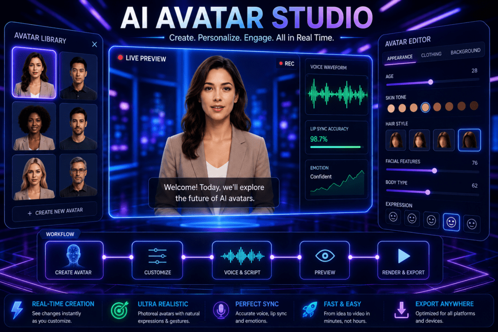 AI Avatar Studio – VidAU.ai AI Avatar Studio