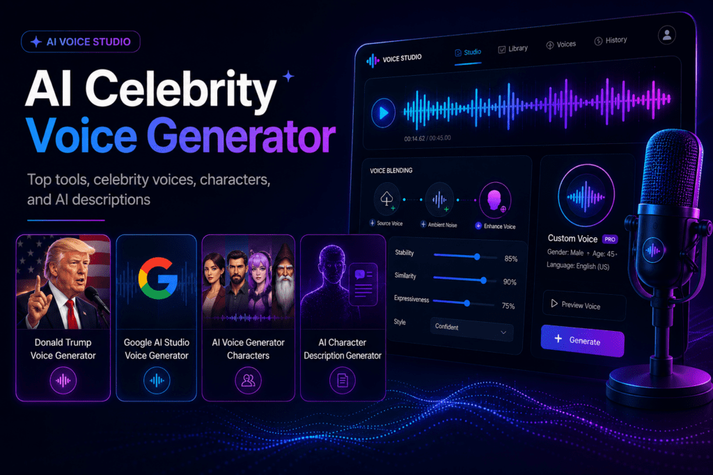 AI Celebrity Voice Generator