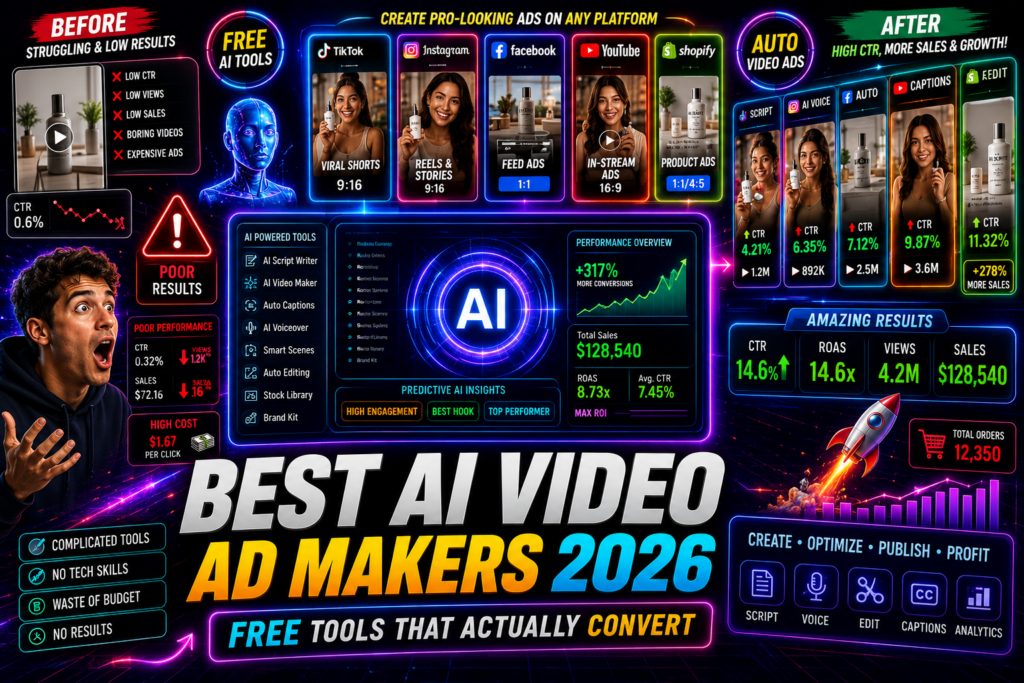 Best AI video ad maker