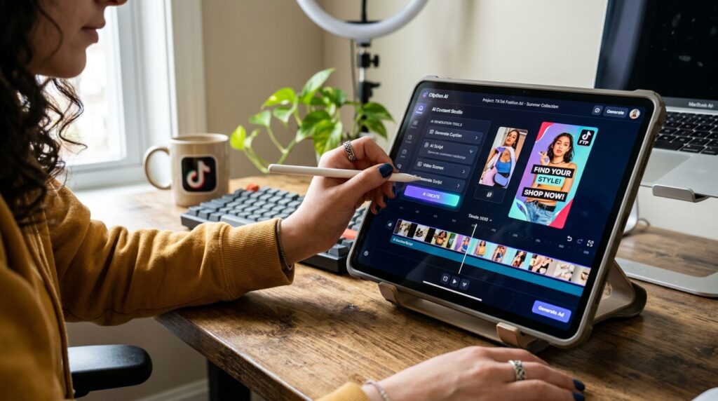 create ads for tiktok video with ai