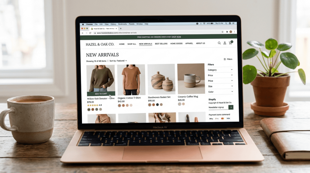 how to make a shopify store