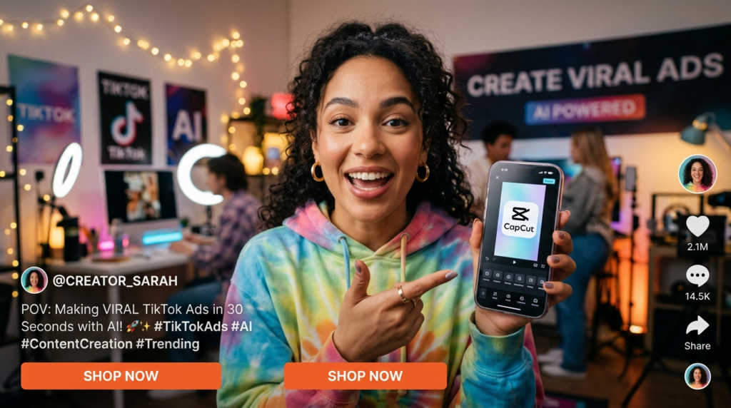 create ads for tiktok video with ai