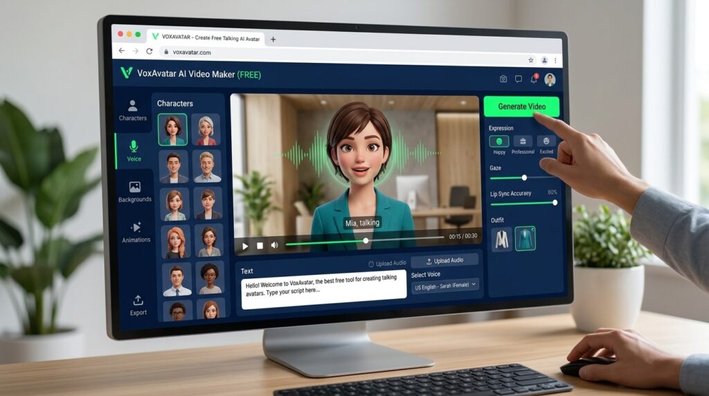 image – VidAU.ai Talking avatar ai