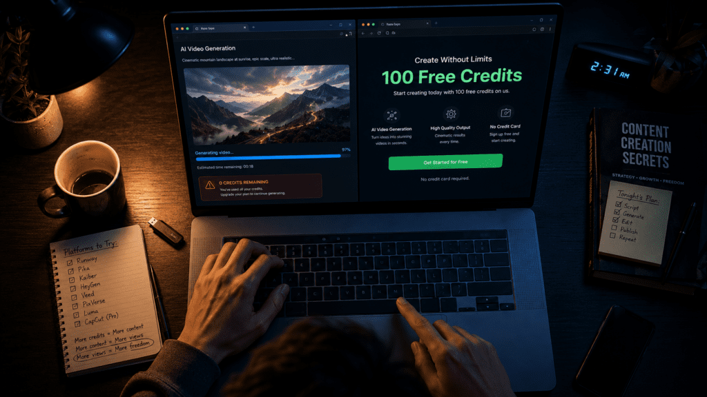 unlimited credits for ai video generator