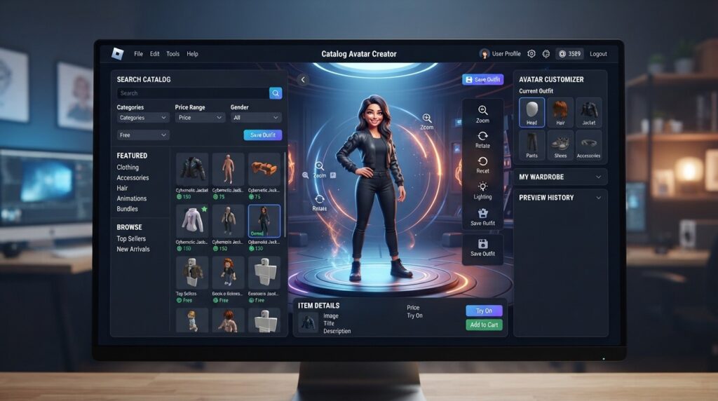 image – VidAU.ai catalog avatar creator