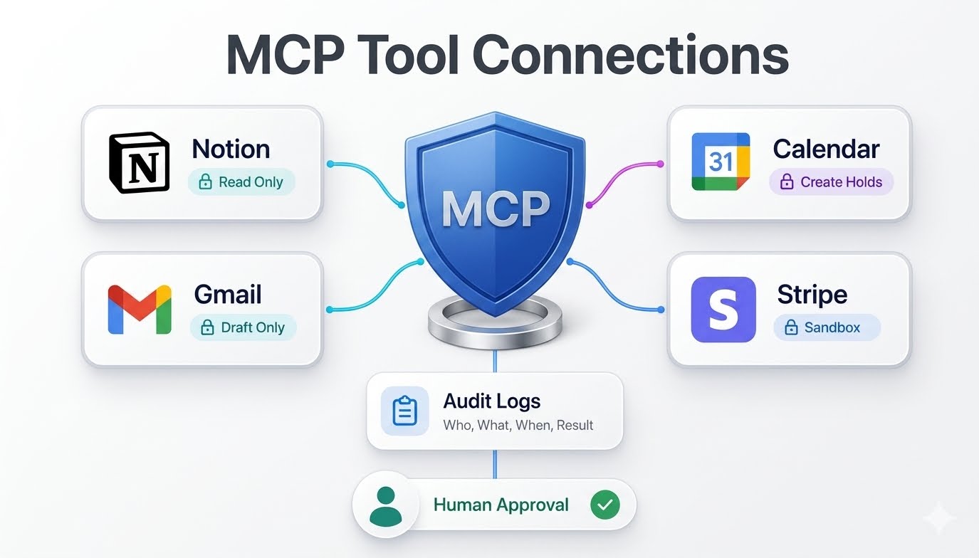 AI powered SEO agent workflow using Notion Gmail Calendar briefs and outreach