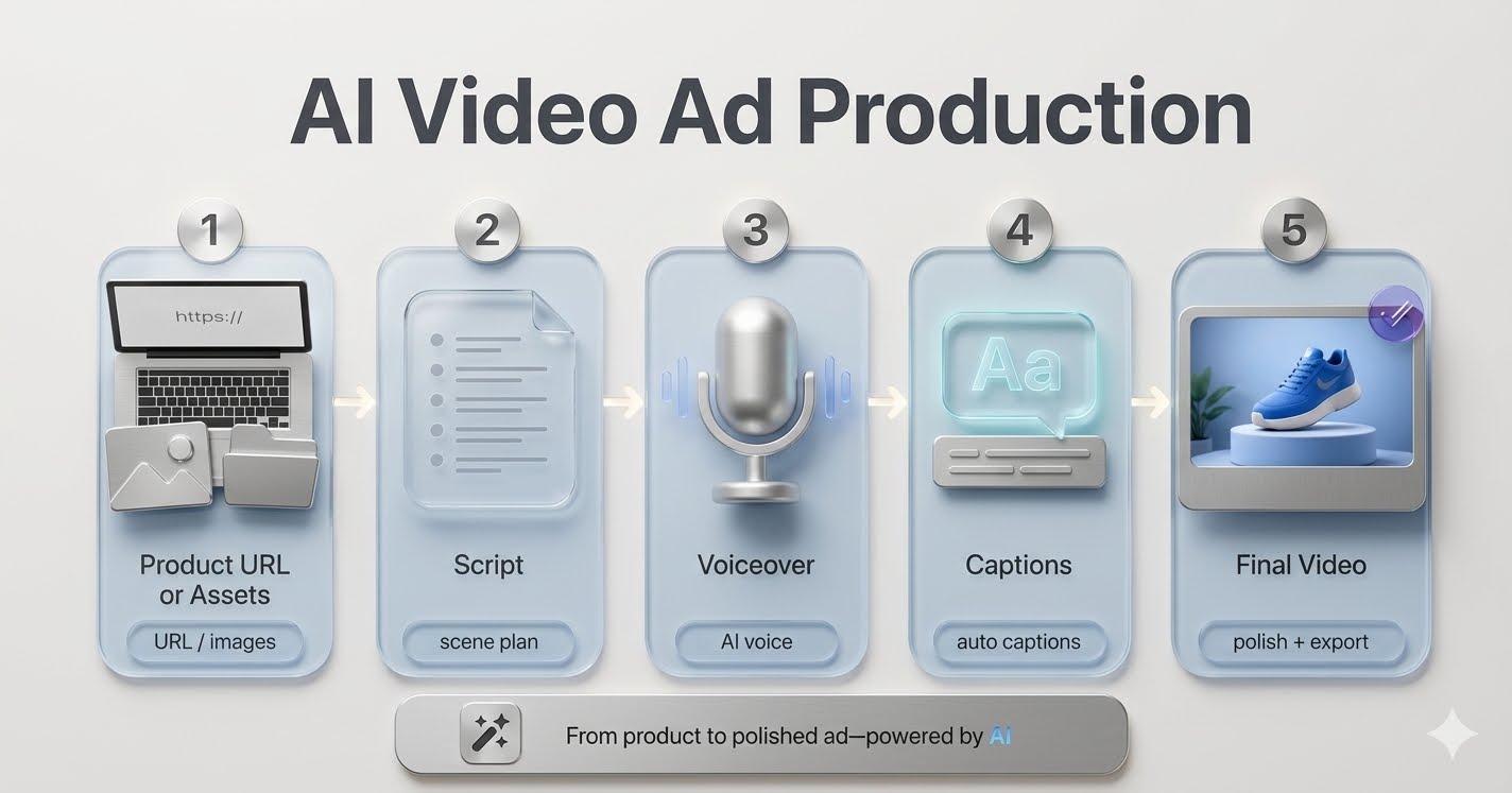 AI video ad production for product video ads – VidAU.ai AI video ad production for product video ads