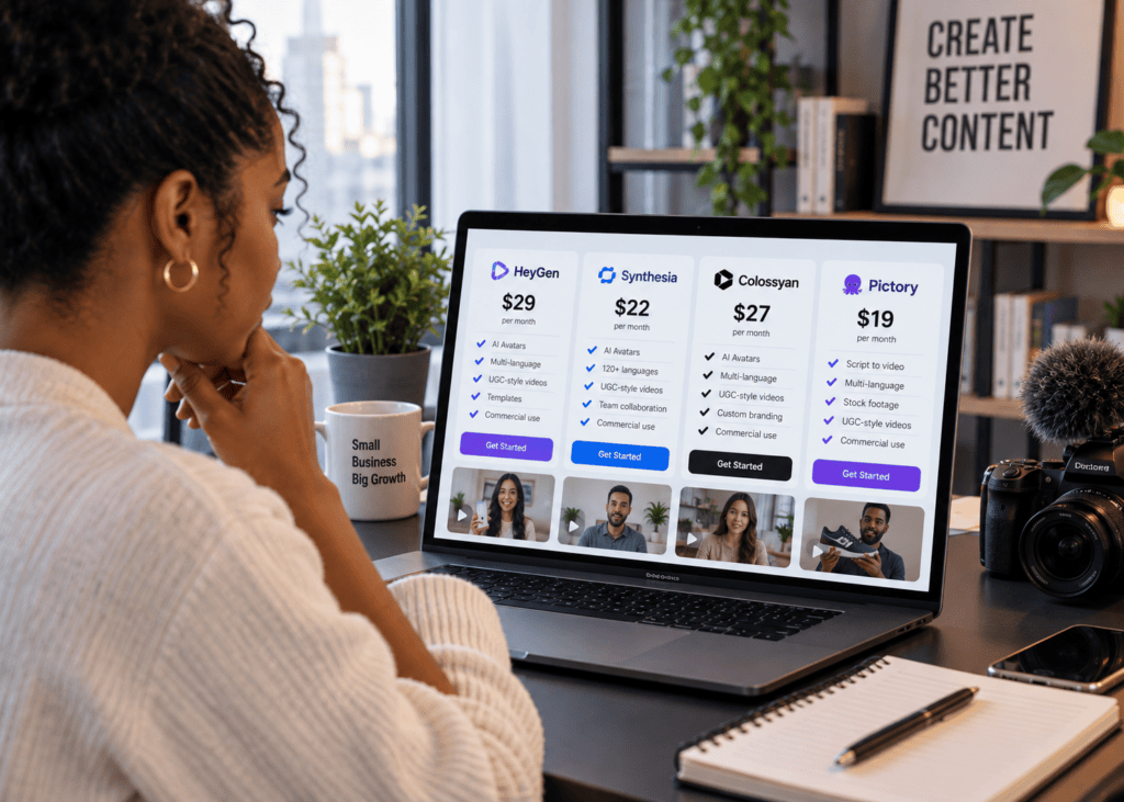 compare pricing of ugc video software for small businesses