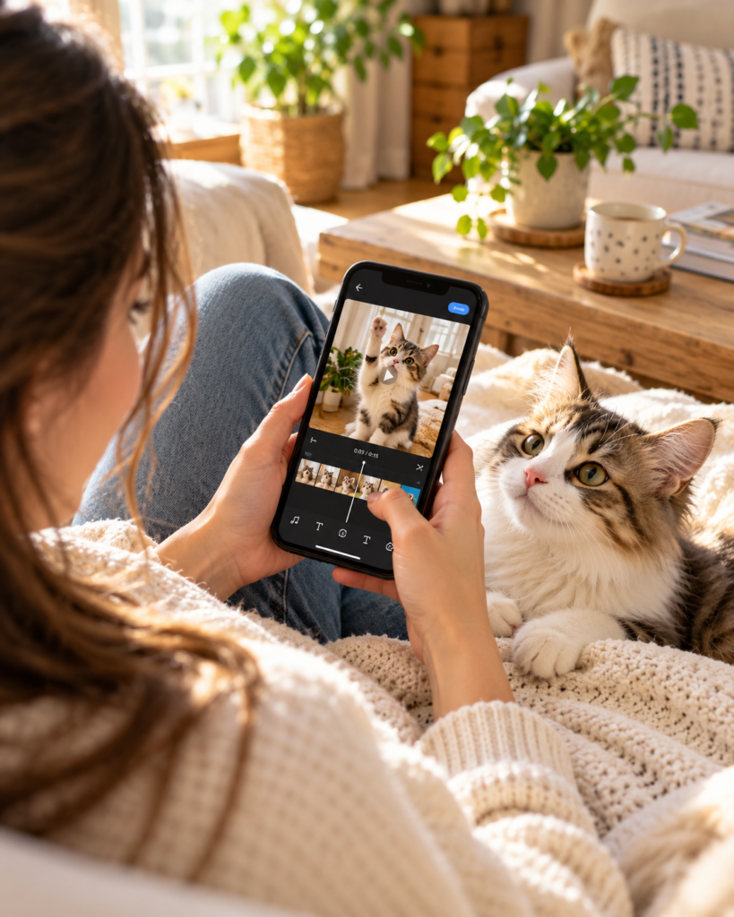 AI cat Video