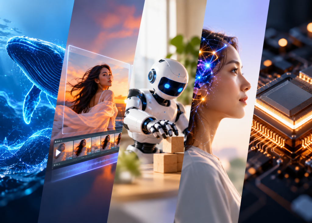 Futuristic AI Innovation Montage – VidAU.ai Futuristic AI Innovation Montage